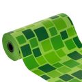 Floristik24 Papier de manchette pour bouquets de fleurs, motif mosaïque, 25 cm x 100 m