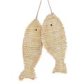 Floristik24 Décoration suspendue maritime pendentif déco poisson à suspendre H32cm