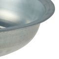 Bol en métal look used bol métal argenté Ø31,5cm H8cm | Floristik24.be