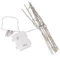 Guirlande lumineuse décorative étoile polaire à LED, blanc chaud, avec minuterie, pour extérieur, 29 cm | Floristik24.be