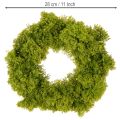 Couronne de mousse artificielle, décorative pour table ou porte, 28 cm | Floristik24.be
