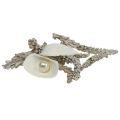 Floristik24 Mélange de coquillages avec perle et bois blanc 200g