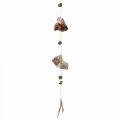 Floristik24 Guirlande de coquillages avec pierres nature 100cm