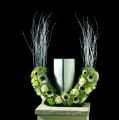 Floristik24 Urne mousse florale demi-anneau H29cm Ø47cm 1pc bijoux deuil