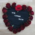 Floristik24 Coeur en mousse plug-in noir 33cm 2pcs décoration de mariage