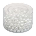 Floristik24 Perles décoratives à enfiler perles artisanales blanches 12mm 300g