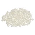Floristik24 Perles à enfiler perles artisanales blanc crème 6mm 300g