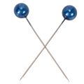 Epingles Tête Perle Bleu Ø10mm 60mm | Floristik24.be