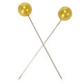 Epingles tête perle or Ø10mm 60mm 50p | Floristik24.be