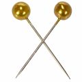 Epingles Tête Perle Doré Ø15mm 75mm | Floristik24.be