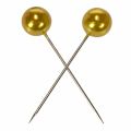 Epingles tête perle dorées Ø20mm 90mm | Floristik24.be