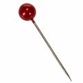 Epingles Tête Perle Rouge Ø15mm 75mm | Floristik24.be
