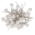 Floristik24 Epingles Tête Perle Blanc Ø10mm 60mm