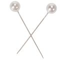 Epingles Tête Perle Blanc Ø10mm 60mm | Floristik24.be