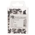 Épingles à fleurs à tête de perle noire, Ø 4 mm, 40 mm, 150 pièces | Floristik24.be