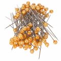 Floristik24 Aiguilles tête perle Ø6mm 65mm orange
