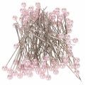 Floristik24 Epingles Tête Perle Ø6mm 65mm Rose