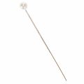 Épingles à tête de nacre Ø6 mm 65 mm blanches | Floristik24.be