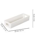 Plateau rectangulaire avec poignées pour le rangement et la décoration de table, 32 cm | Floristik24.be