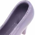 Floristik24 Planteur chaussure femme céramique lilas 20 × 6cm H12cm