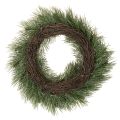 Couronne artificielle de branches de pin avec petites pommes de pin, 40 cm | Floristik24.be