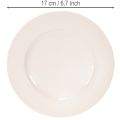 Assiettes rondes et simples pour la décoration et les petits arrangements, 17 cm, lot de 6 | Floristik24.be