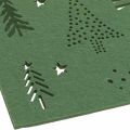 Floristik24 Set de table décoration de table de Noël feutre vert 45×35cm 4pcs