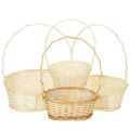 Panier cadeau à anse en osier, tailles variées | Floristik24.be