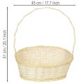 Panier cadeau panier en osier 44cm x 36cm | Floristik24.be