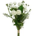 Floristik24 Bouquet de renoncules blanc 42cm