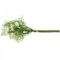 Bouquet De Renoncules Fleurs Artificielles Fleurs De Soie Blanc L37cm