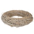 Couronne décorative en rotin