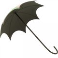 Floristik24 Parapluies en métal, printemps, parapluies suspendus, décoration automne rose/vert, bleu/jaune H29,5cm Ø24,5cm lot de 2