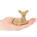 Figurine décorative de faon couché, 8 cm, lot de 6. | Floristik24.be