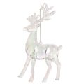 Décorations de Noël en forme de rennes en acrylique, 14 cm, lot de 4 | Floristik24.be