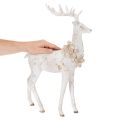 Figurine décorative de cerf ornée de pommes de pin pour la décoration hivernale, 49 cm | Floristik24.be