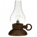 Floristik24 Lampe rétro LED lampe de table vintage rouille Ø10cm H18,5cm