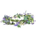 Floristik24 Guirlande de fleurs romantique lavande violet blanc 194cm