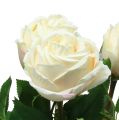 Floristik24 Rose rose 65cm 4pcs