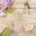 Ruban décoratif en velours pour l'art floral et les projets créatifs, 10 mm x 20 m | Floristik24.be