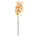 Branche d'orchidée artificielle orange filigranée, décoration de chambre, 110 cm, lot de 3 | Floristik24.be