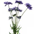 Floristik24 Scabious fleur artificielle violette H64cm bouquet avec 3pcs