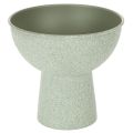 Floristik24 Pot de fleurs rond moderne sur un socle haut, 18 cm