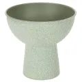 Floristik24 Pot de fleurs rond moderne sur un socle haut, 18 cm