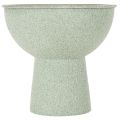 Pot de fleurs rond moderne sur