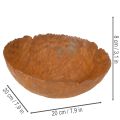 Bol rond en métal à surface texturée effet rouille, 20 cm | Floristik24.be