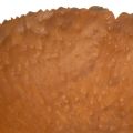 Bol rond en métal à surface texturée effet rouille, 20 cm | Floristik24.be
