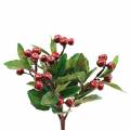 Floristik24 Mock berry bush artificiellement rouge avec 7 branches