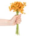 Branches artificielles de gypsophile orange pour compositions florales, 30 cm, lot de 10. | Floristik24.be