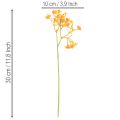 Branches artificielles de gypsophile orange pour compositions florales, 30 cm, lot de 10. | Floristik24.be